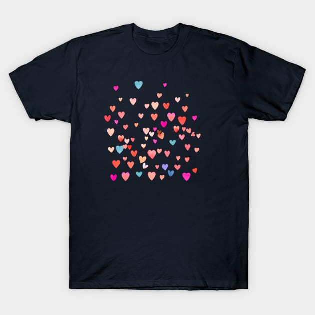 Flying Hearts pink T-Shirt by ninoladesign